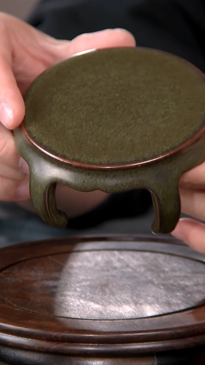 【闪购商品】摆件景韵堂仿清官窑制茶叶末釉