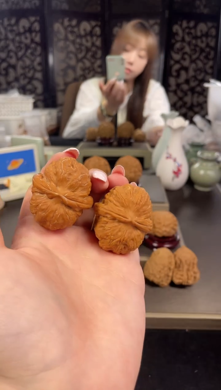 【闪购商品】文玩核桃把件平谷元宝41尺-5