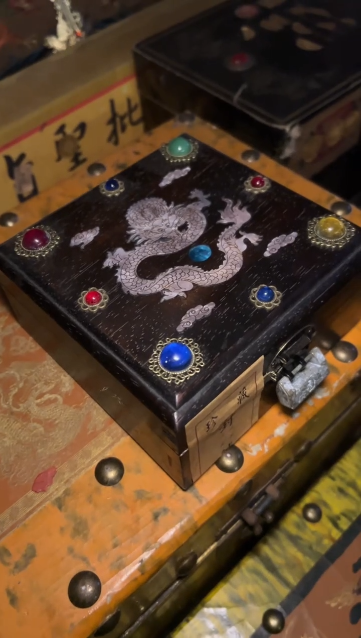 木--AM福利-复古工艺--开/多彩龙谭木盒