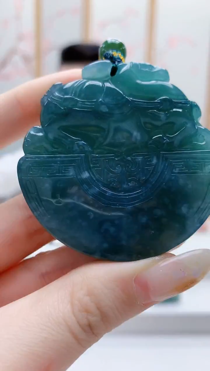 未镶嵌定制翡翠5161jw-毛货挂件79