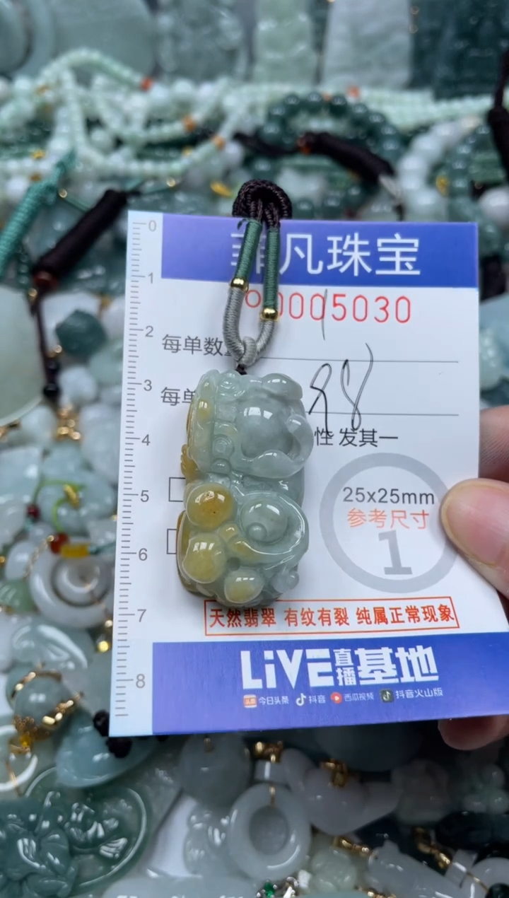 【闪购商品】翡翠颈饰未镶嵌00..5030