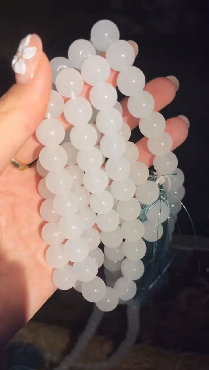 【闪购商品】【闪购商品】白色玉项链108