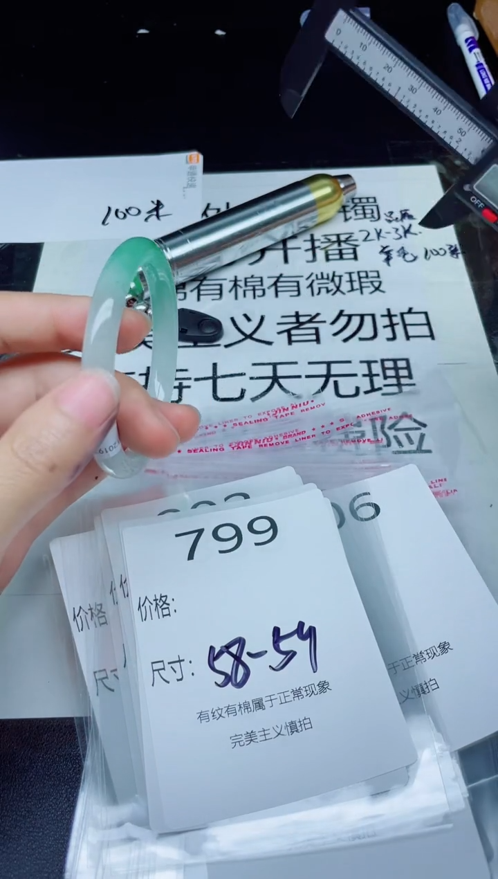 未镶嵌手镯翡翠799