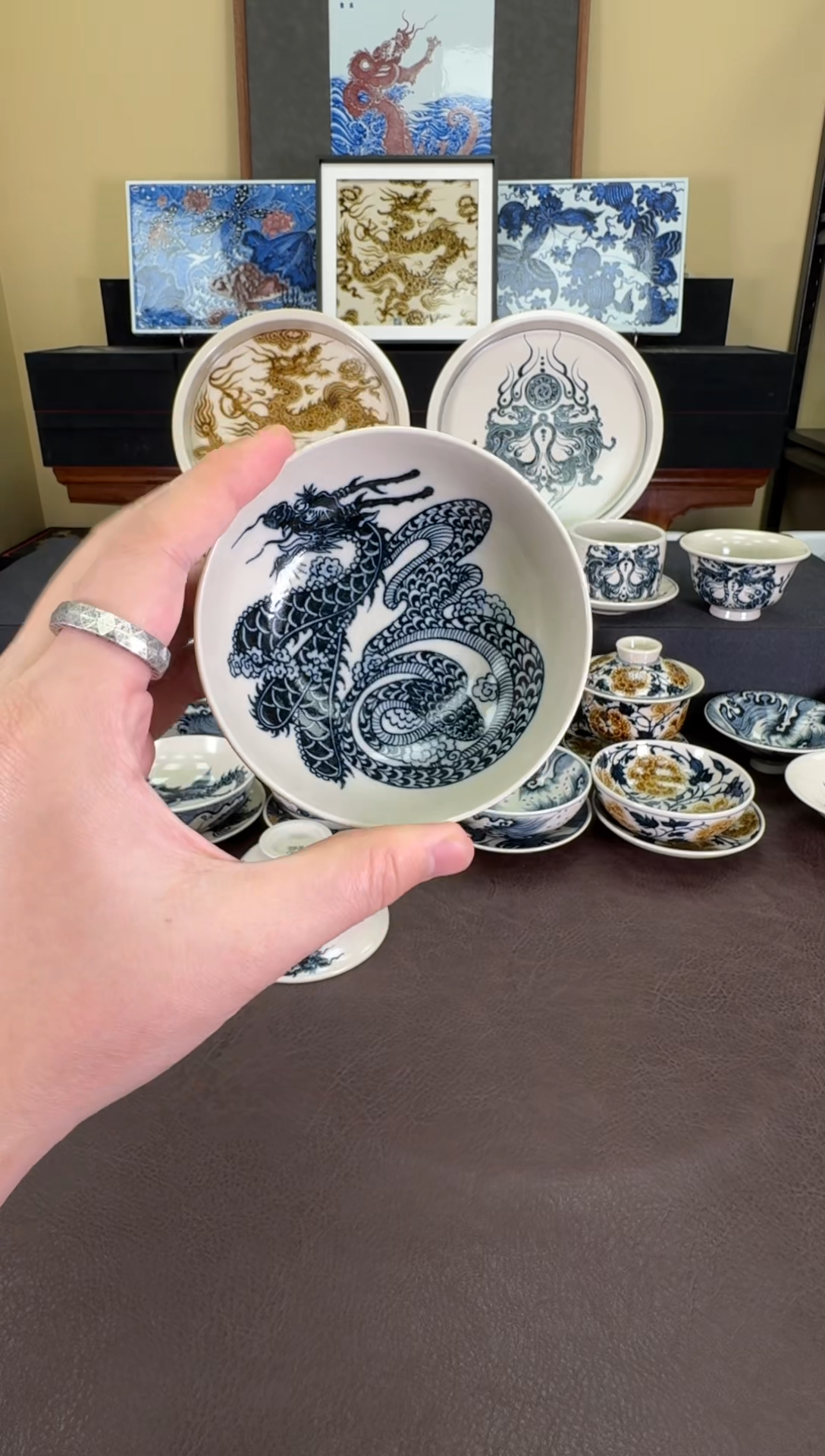 【闪购商品】二号釉龙蛇之变普洱杯