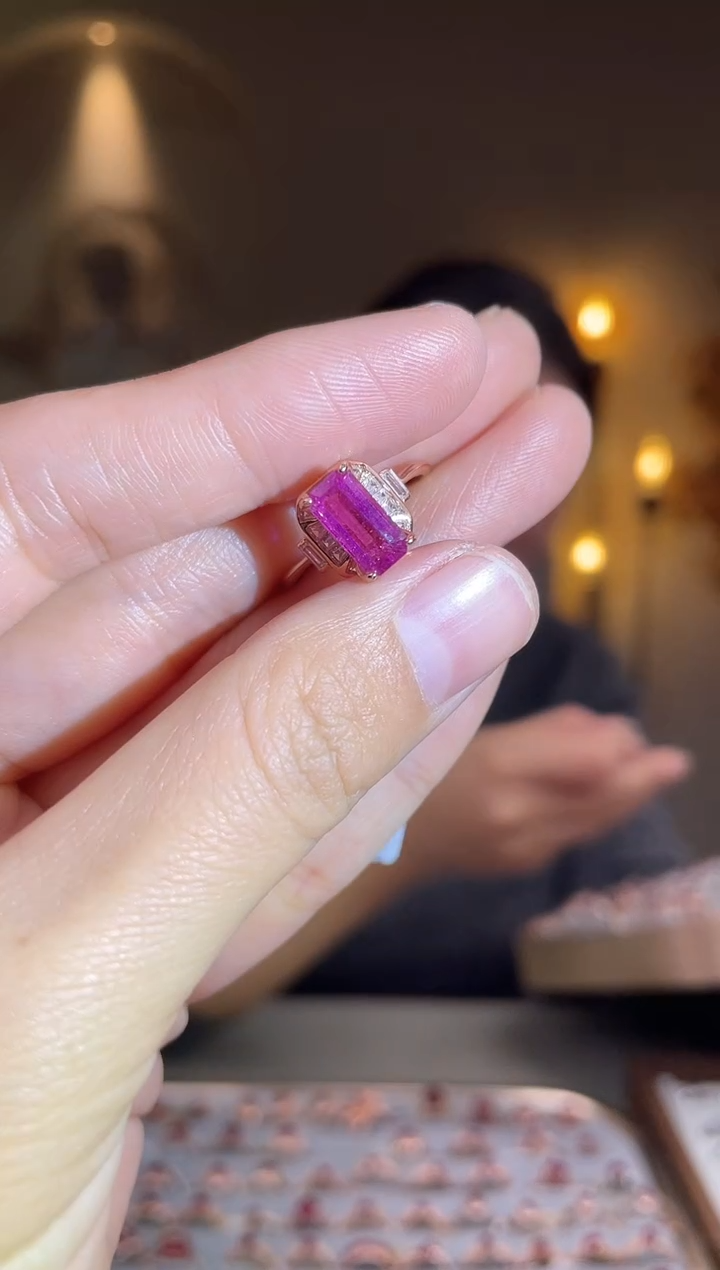 银S925镶嵌手饰碧玺手饰