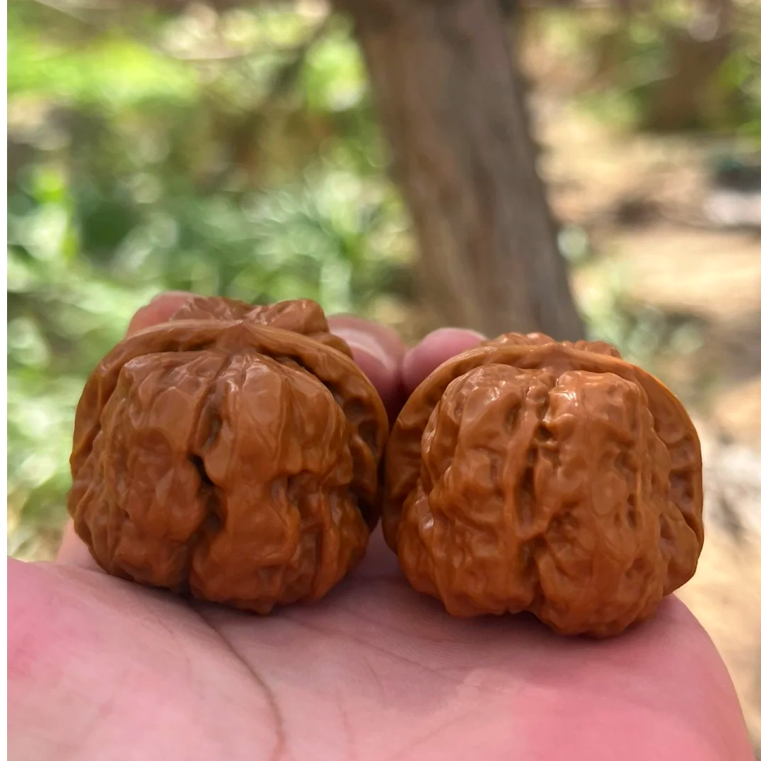 蛤蟆头文玩核桃金蟾狮子头闷尖有腿有眼开背