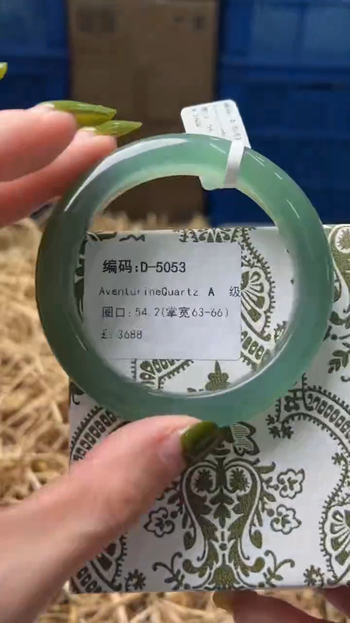 未镶嵌手镯石英质玉d5053