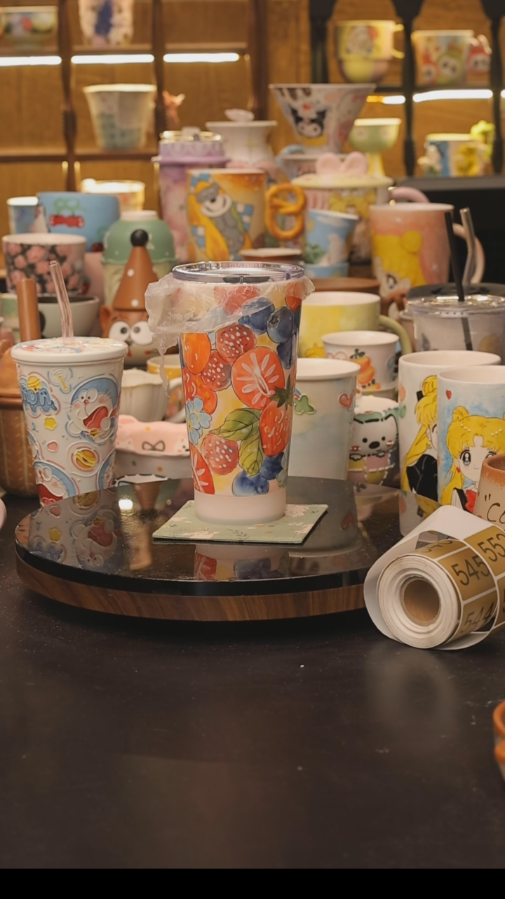 景德镇釉下彩绘设计师款式陶瓷