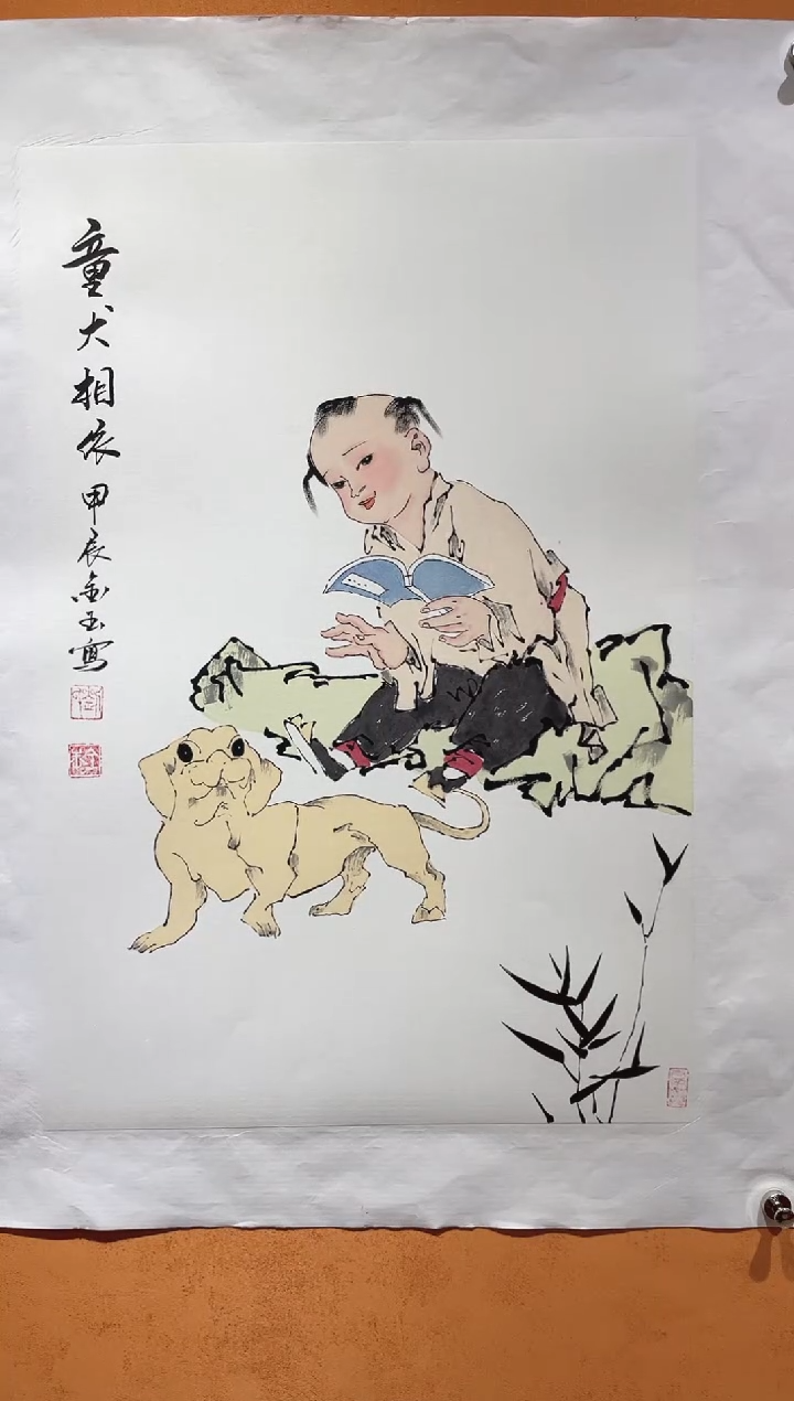 国画刘金玉老师亲笔手绘