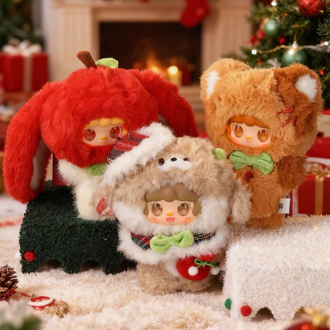 【全新正版】氧氧 yooki 毛绒盲盒-圣诞叮叮铛