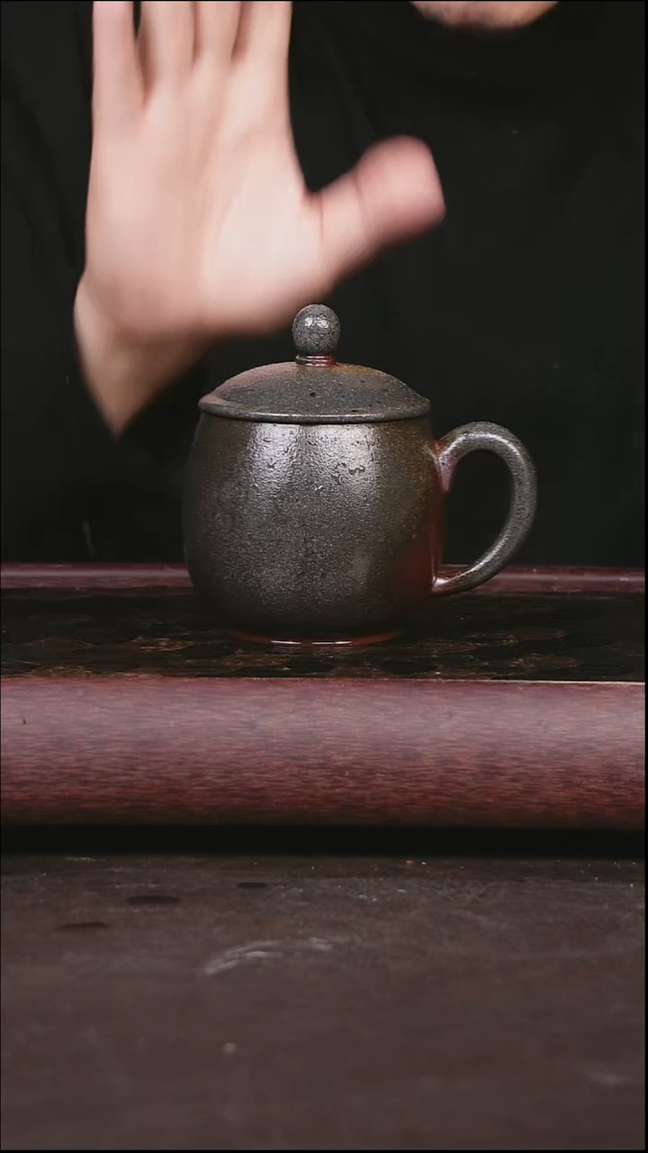 茶壶紫砂柴烧 盖杯