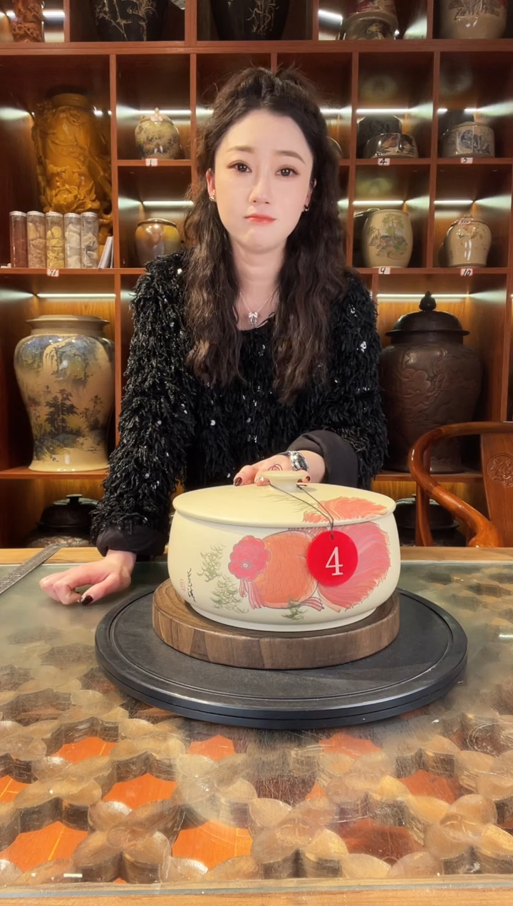 【闪购商品】缸云南建水紫陶三饼缸@4