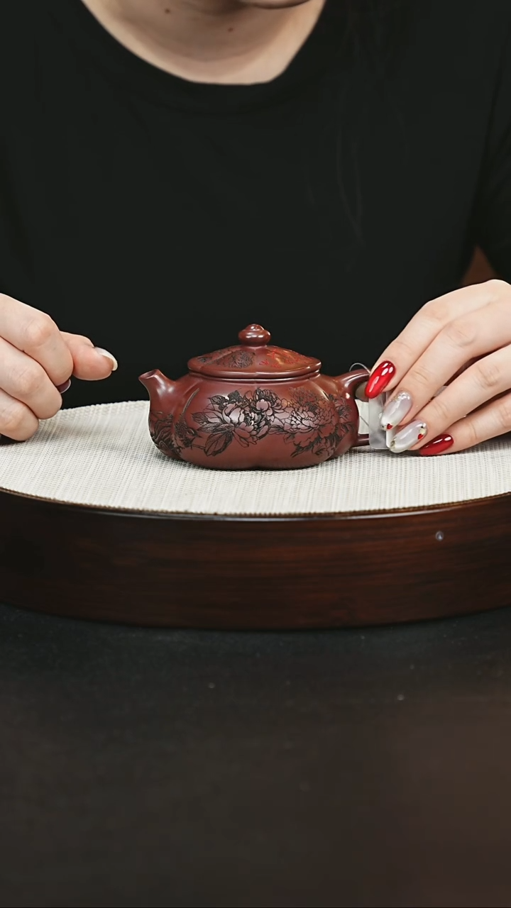 茶杯紫砂经文寒江