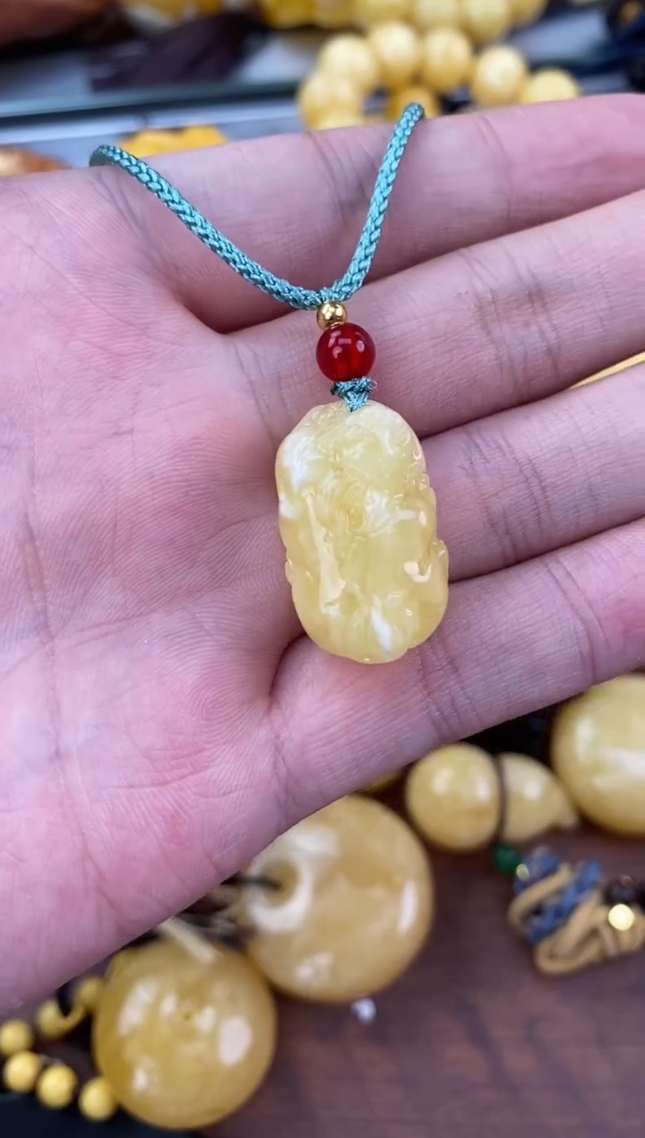 裸石琥珀未镶嵌天然蜜蜡琥珀