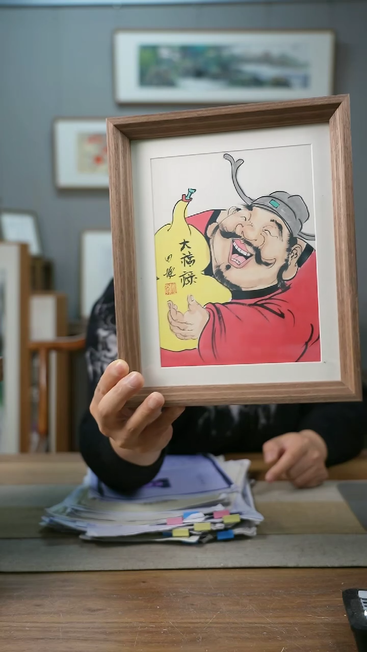 【闪购商品】书法协会会员老师带框作品-手书/绘同款作品
