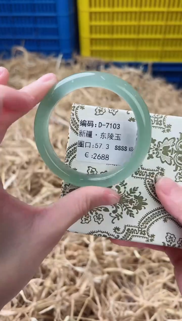 未镶嵌手镯石英质玉D-7103