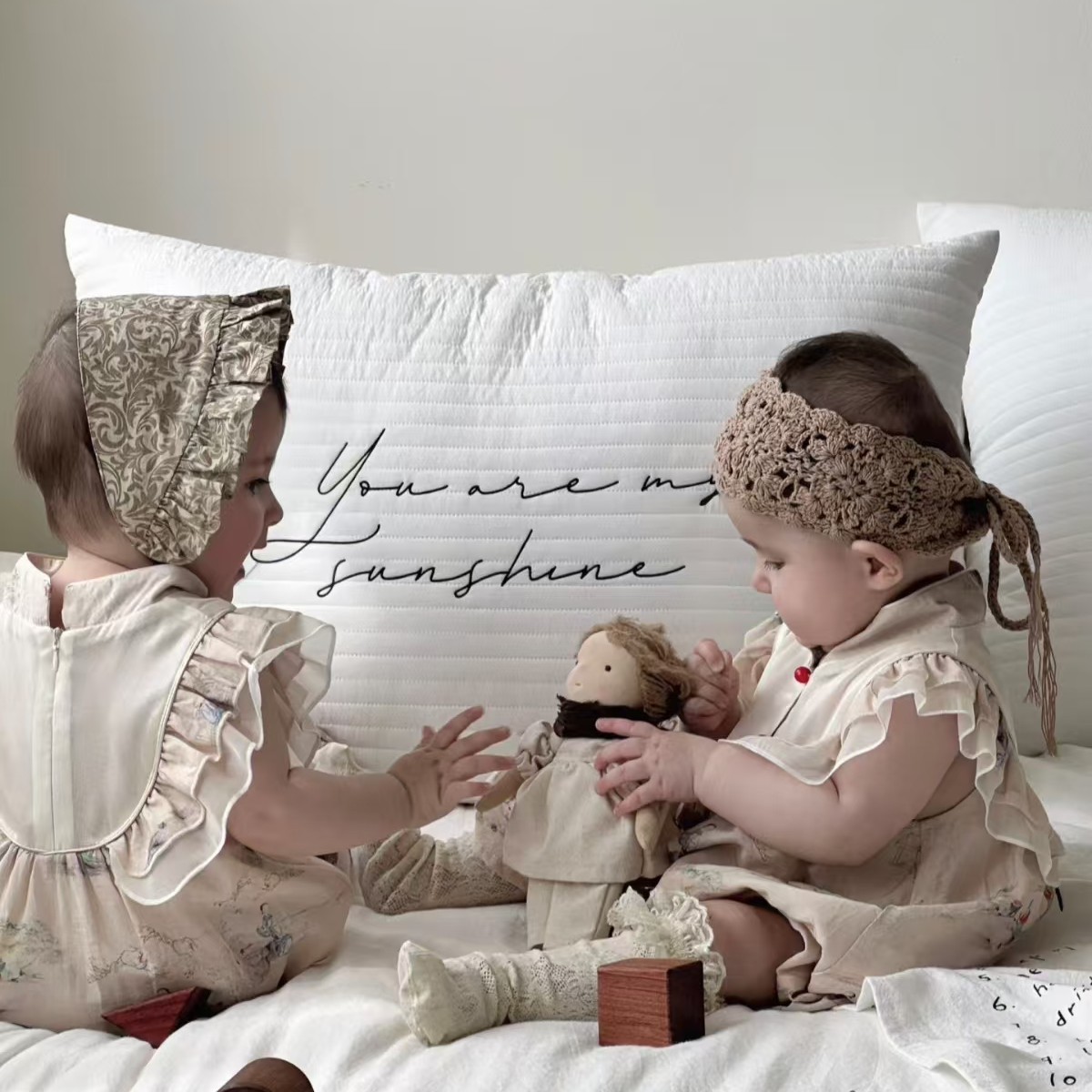 福利过款链接 不退换 秋冬短袖卡通风单排扣爬服哈衣婴童