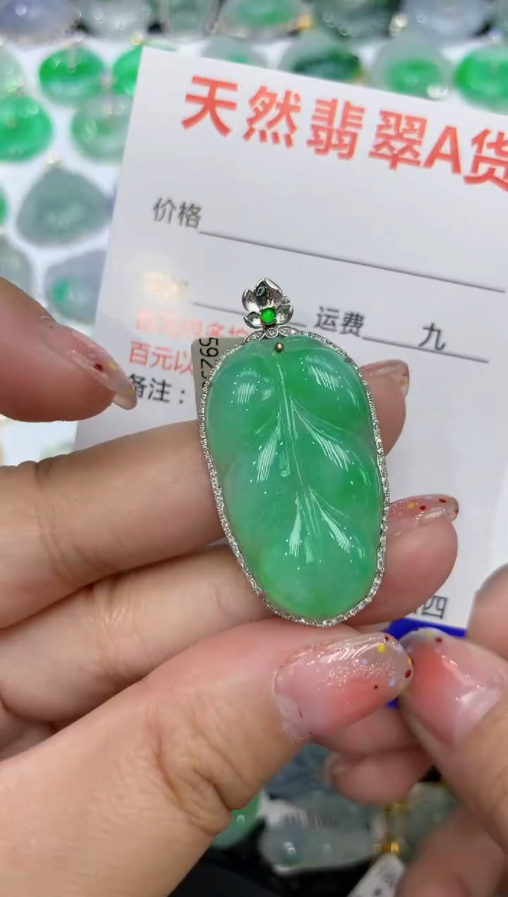 【闪购商品】翡翠颈饰18K金镶嵌111111111111