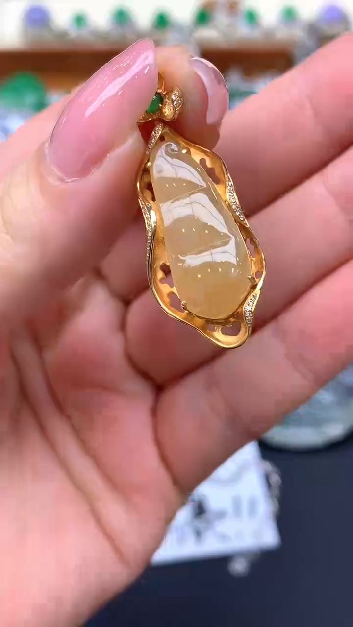 【闪购商品】翡翠颈饰未镶嵌261-天然翡翠