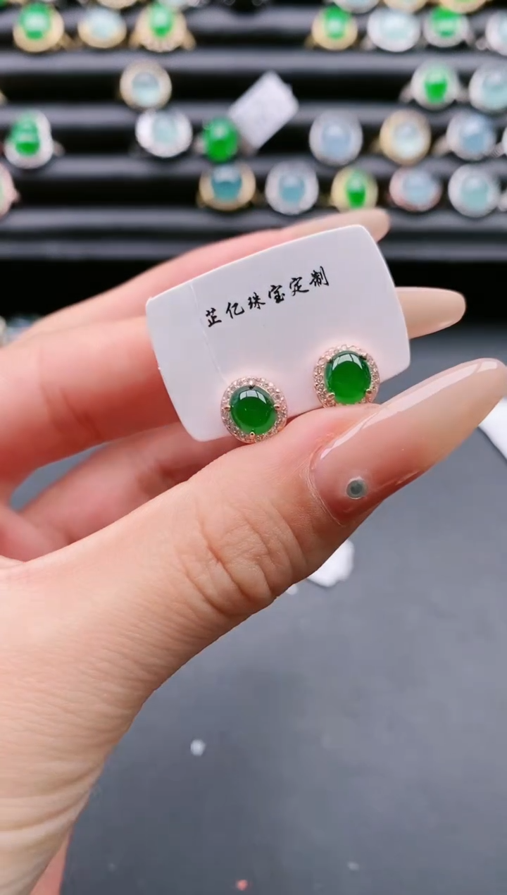 【闪购商品】翡翠戒指银S925镶嵌111111