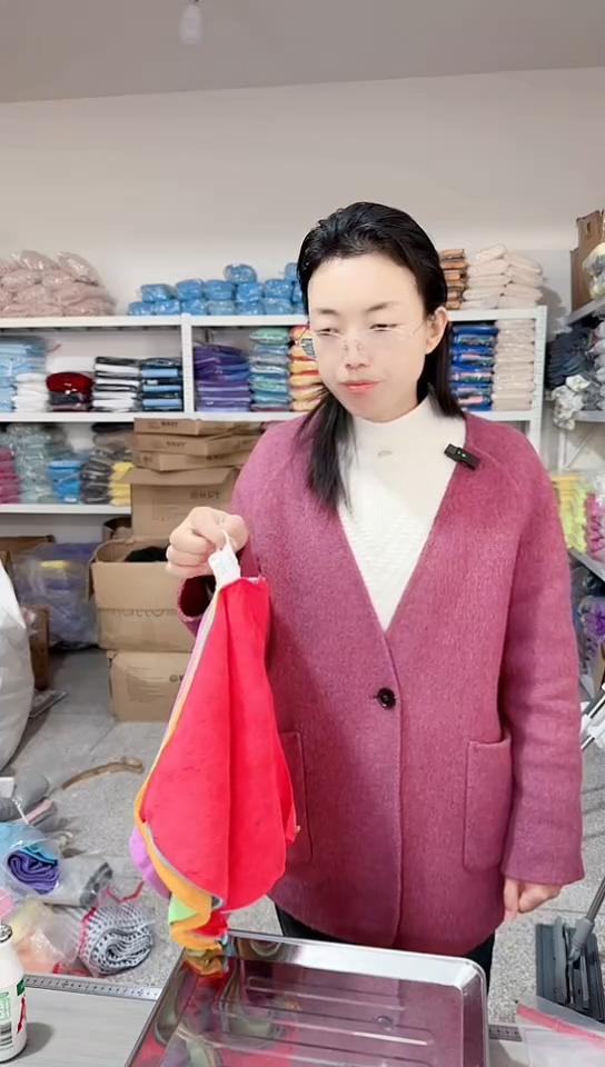 微纤维4色32*32厨房巾多色