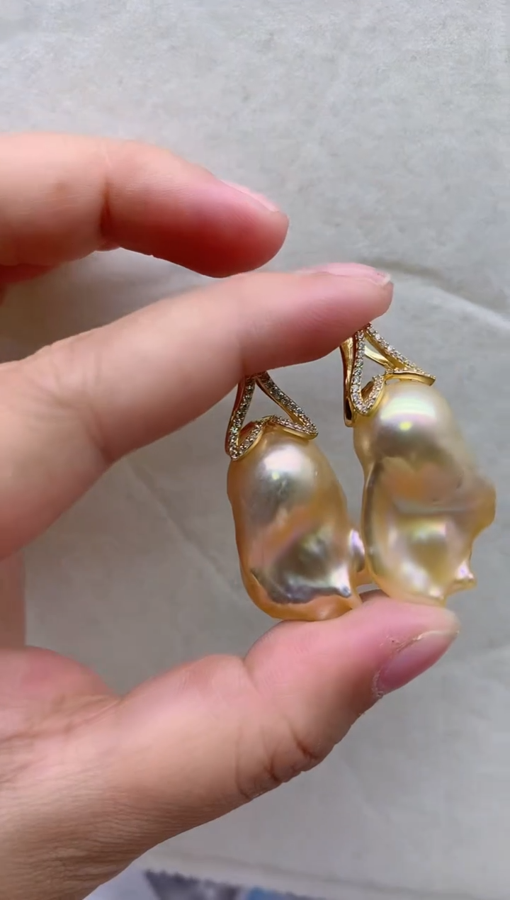 【闪购商品】淡水珍珠吊坠(不含链)银S925镶嵌多发其一