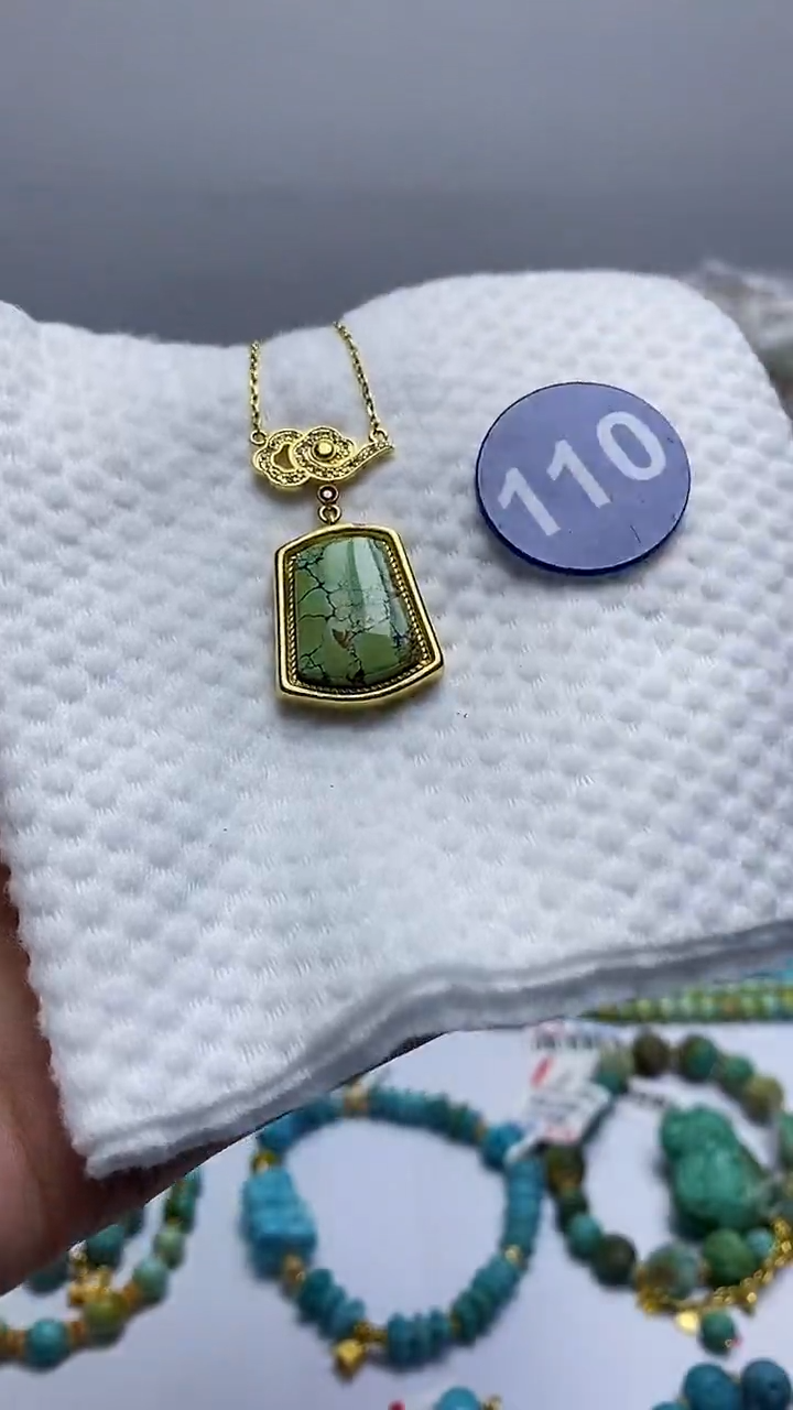 【闪购商品】绿松石项链合金110项链