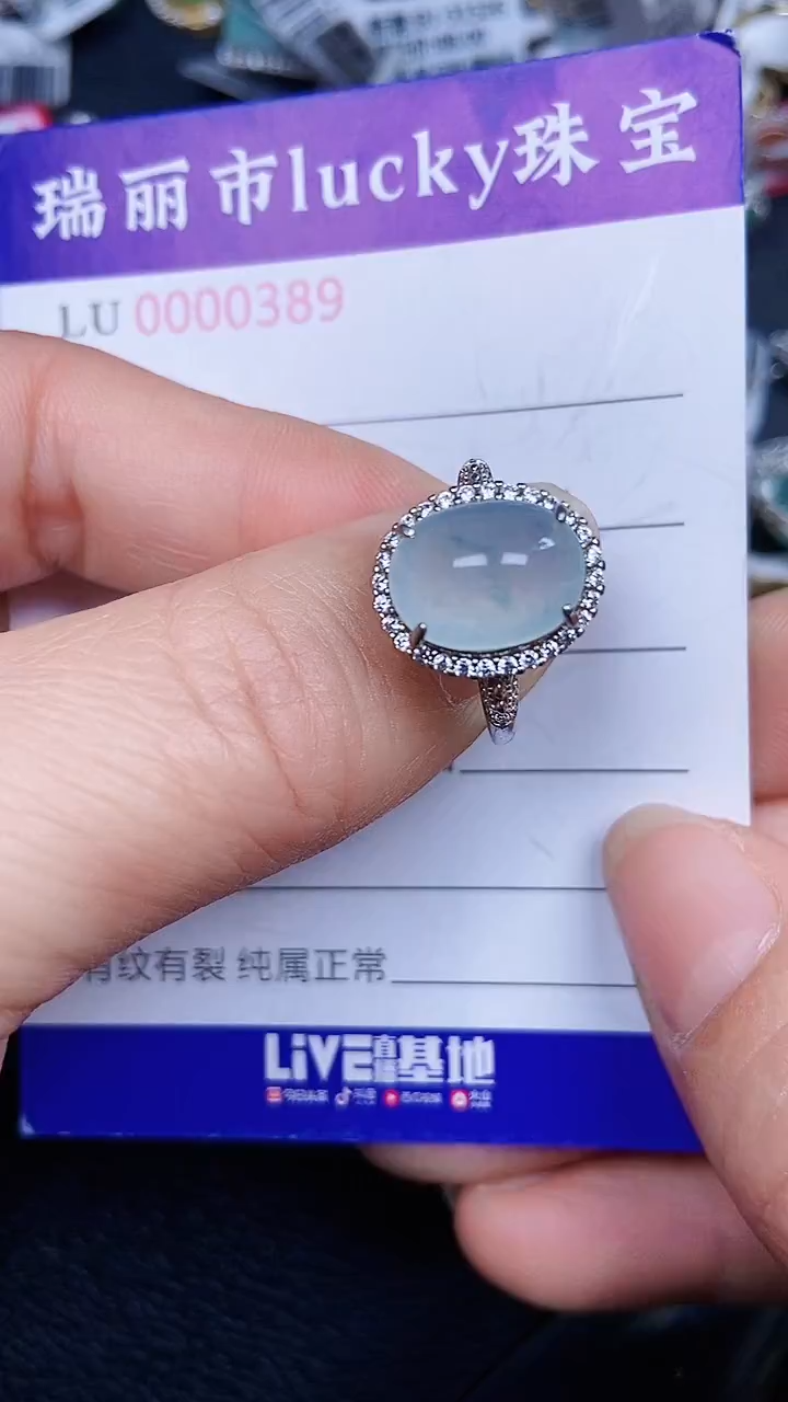 颈饰银S925镶嵌翡翠389