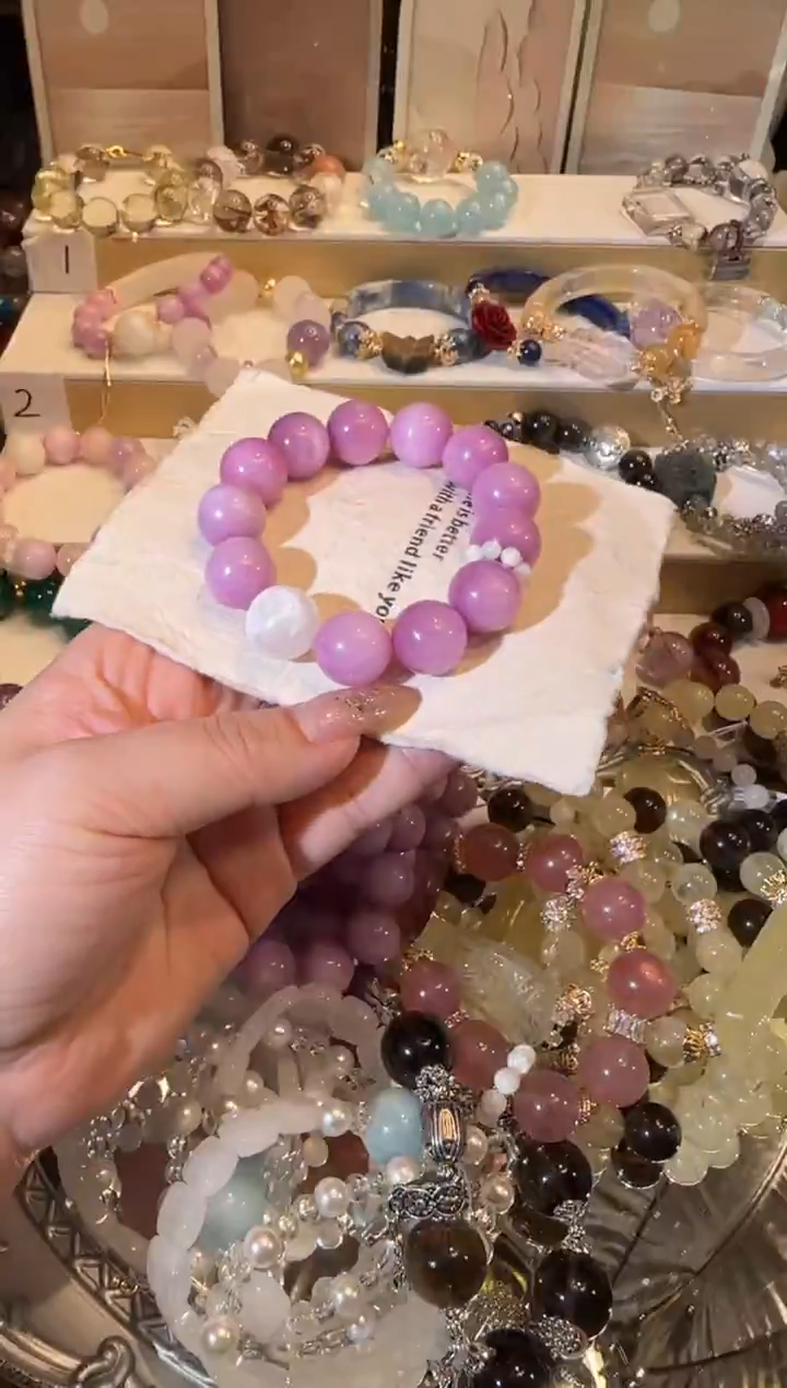 银S925镶嵌手链烟晶多样性发一