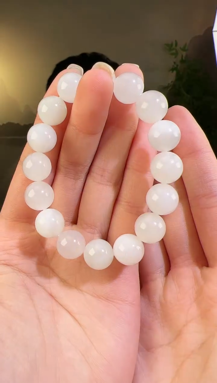 【闪购商品】和田玉手串未镶嵌cp手串