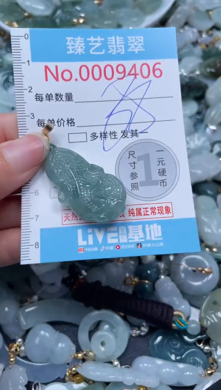 颈饰未镶嵌翡翠9406