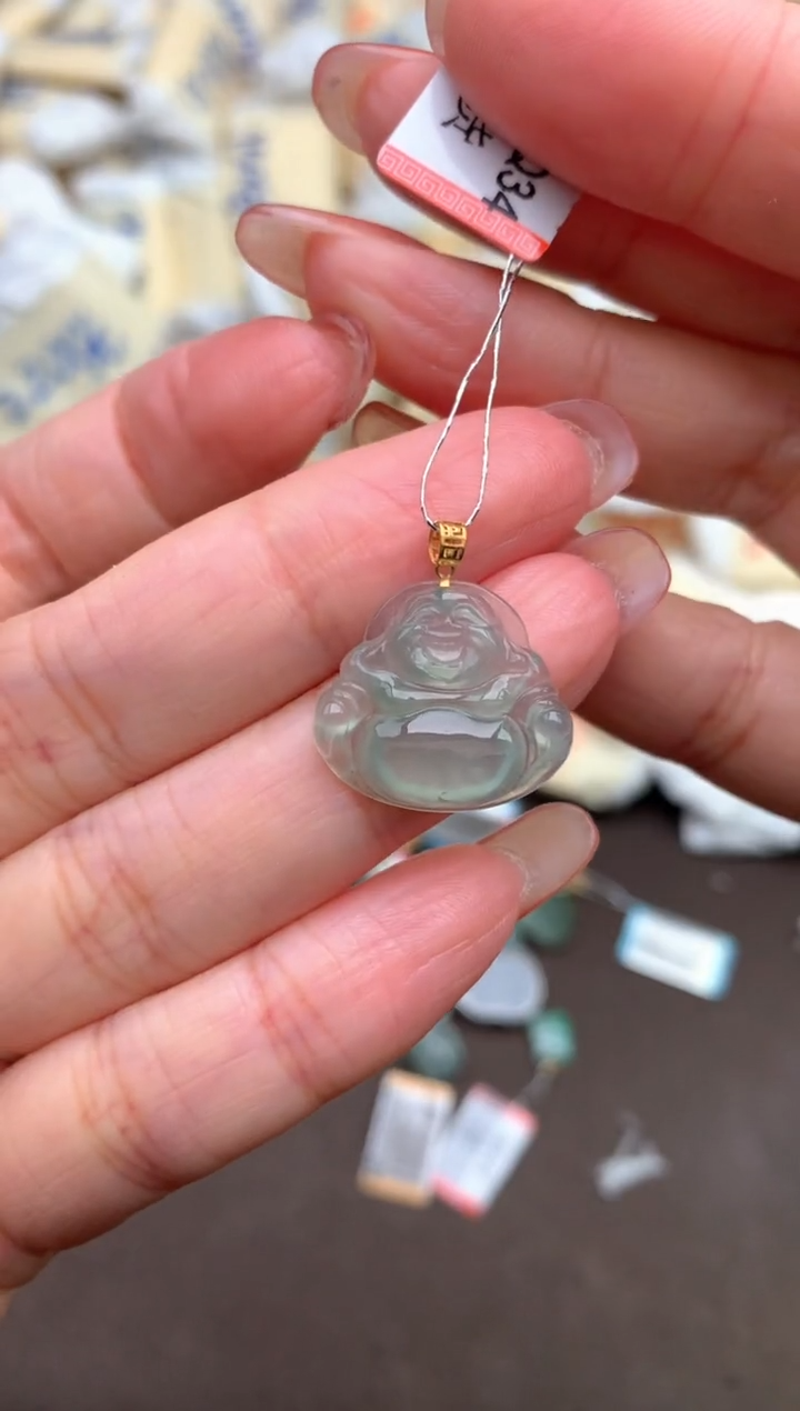 【闪购商品】翡翠颈饰18K金镶嵌— 29