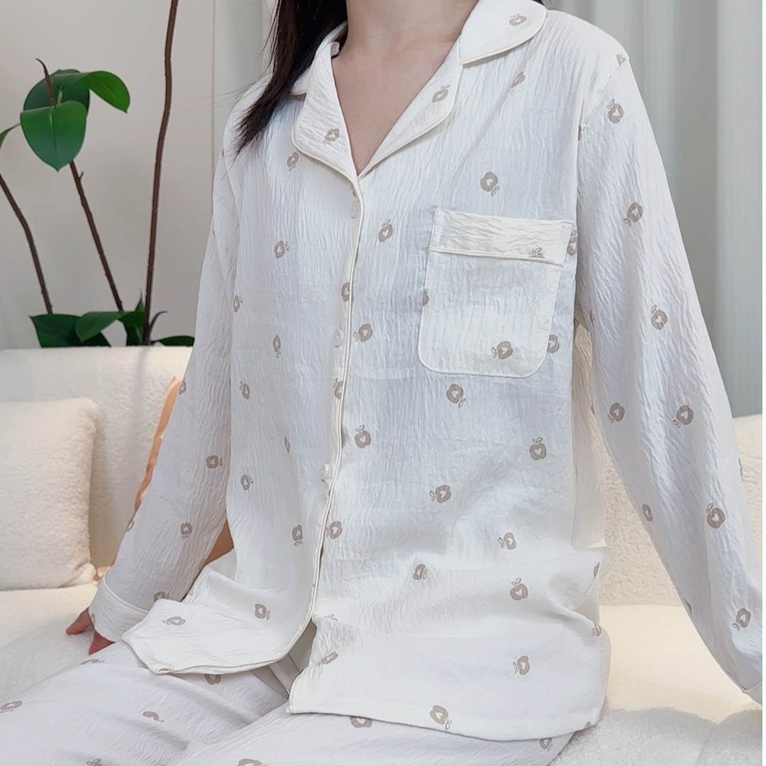 2025新款春夏女款长袖长裤套装舒适薄款透气透气