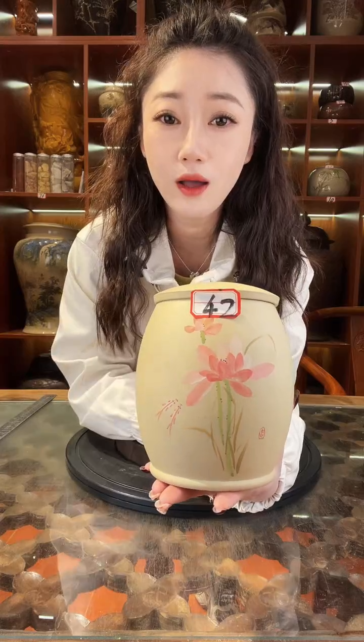 【闪购商品】缸云南建水紫陶白泥小茶罐@42