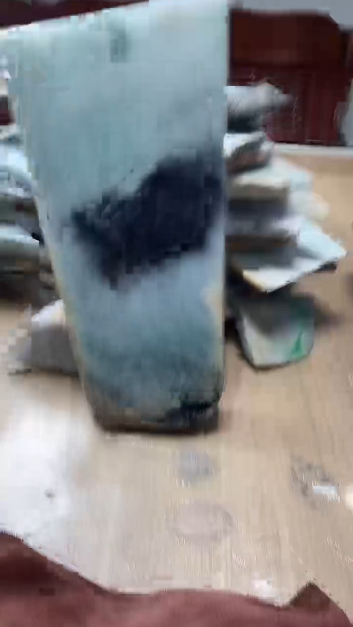 裸石翡翠天然翡翠A货花393