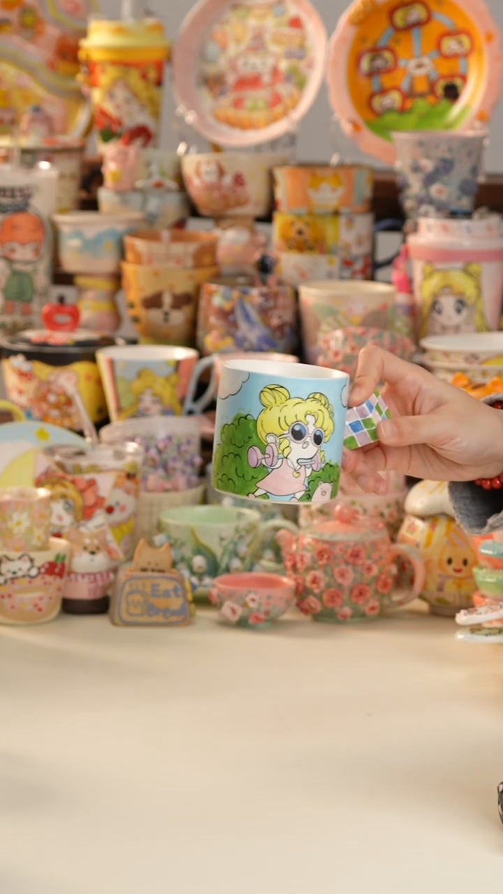 其他陶景德镇釉下彩手绘设计师款陶瓷