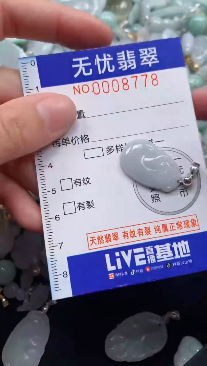 颈饰未镶嵌翡翠8778