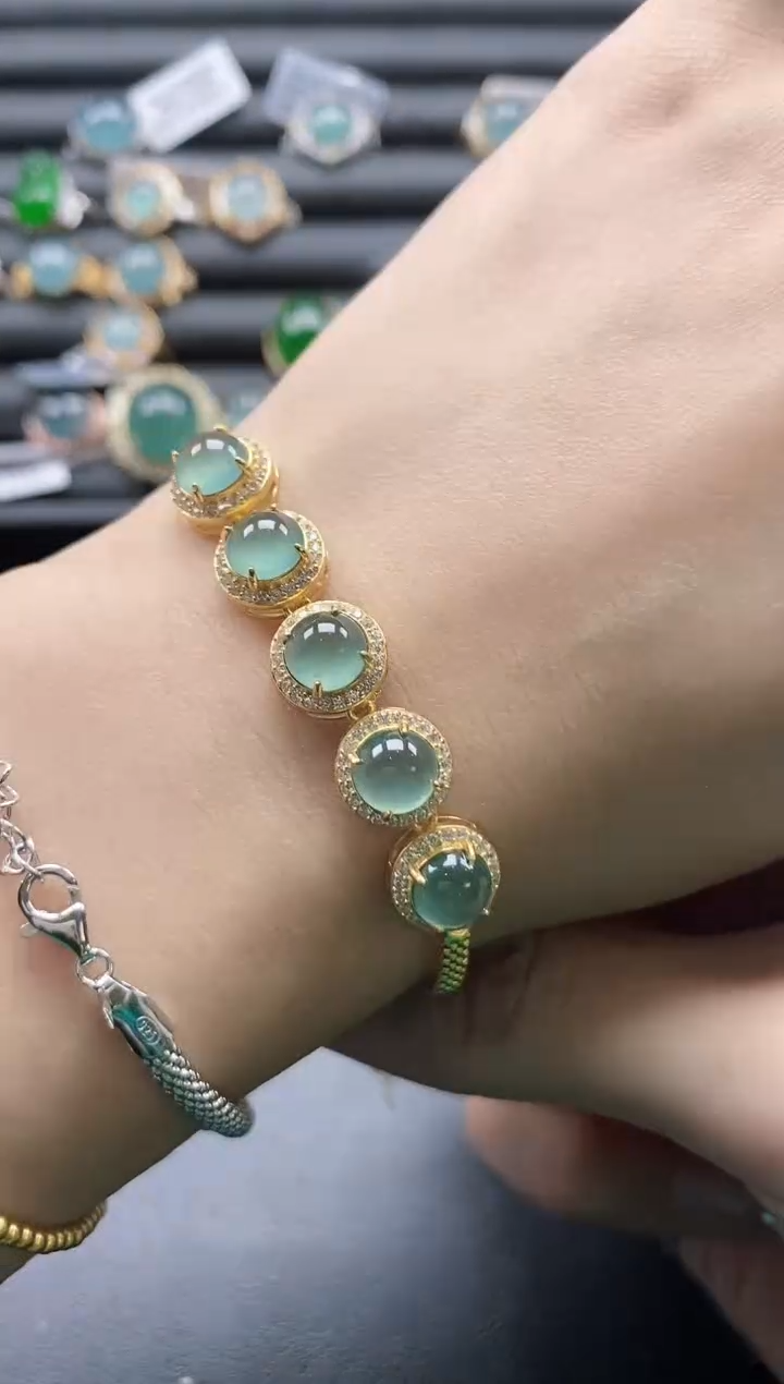【闪购商品】翡翠戒指银S925镶嵌1111