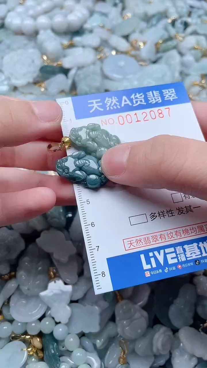 翡翠未镶嵌吊坠(不含链)1