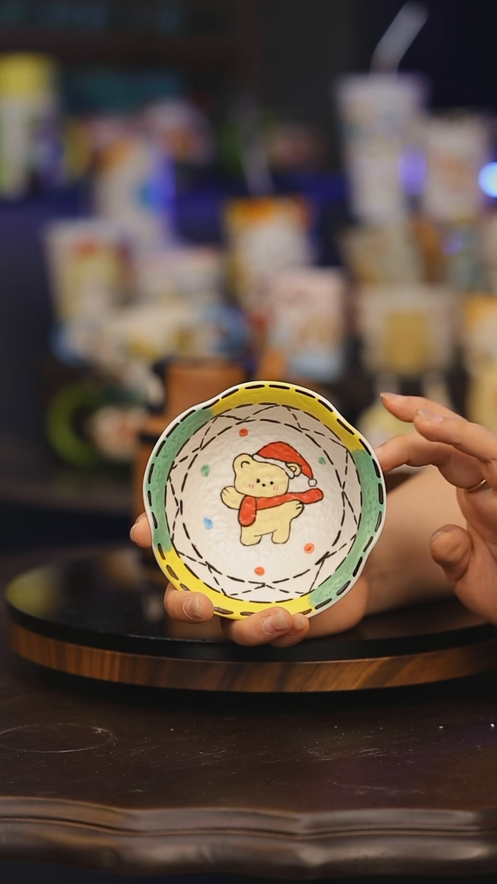 【闪购商品】摆件景德镇釉下彩绘设计师款式陶瓷