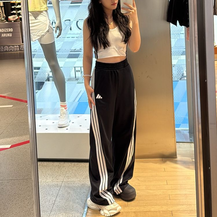 「流光风」阿迪达斯BANANA KNIT JOGGERS 运动香蕉裤扭扭裤KE5802
