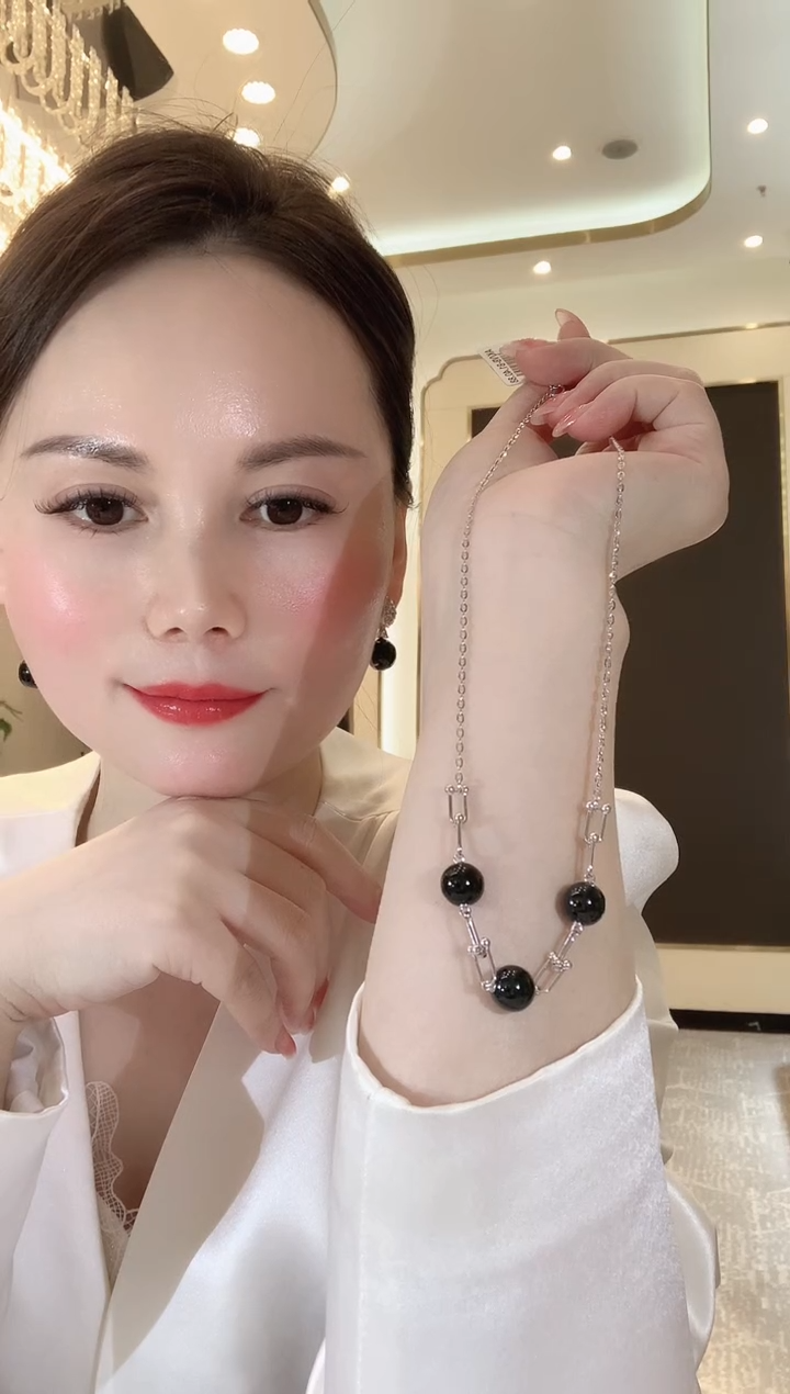 【闪购商品】翡翠套链18K金镶嵌A26 多样性发货一件