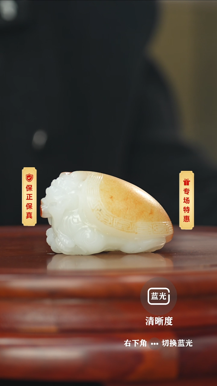 【闪购商品】和田玉把件未镶嵌龙龟