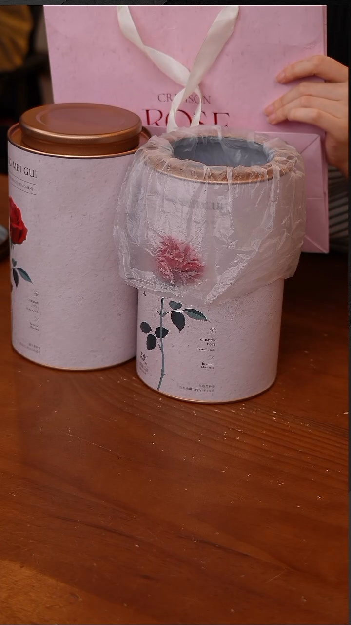 陶38-墨红玫瑰花茶养生花茶122g*2罐