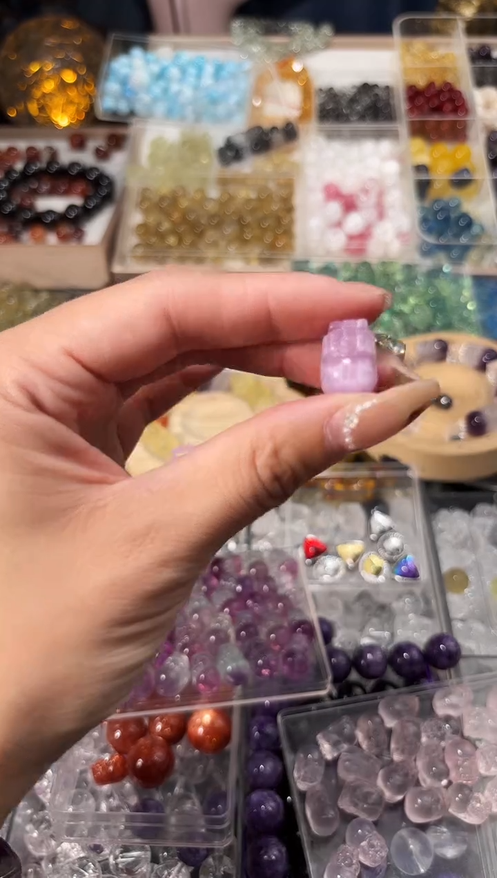 【闪购商品】水晶手串未镶嵌K85紫锂辉貔貅卡11