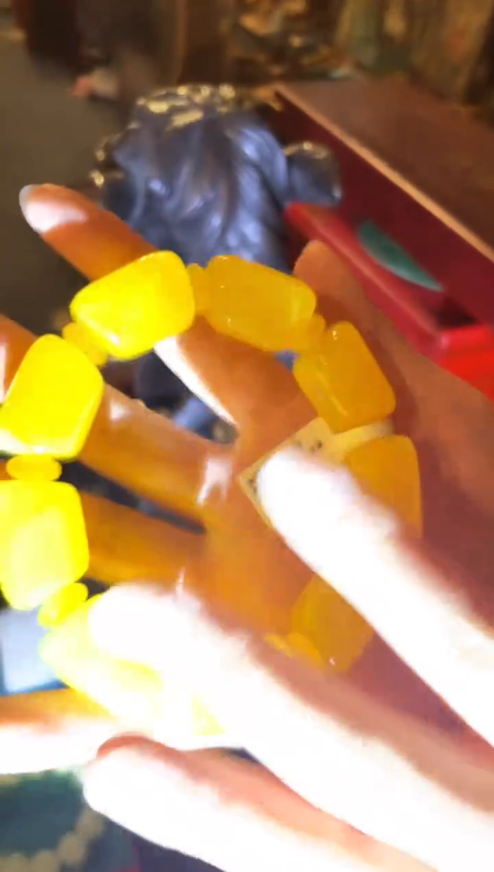 未镶嵌颈饰蜜蜡黄蜜大桶