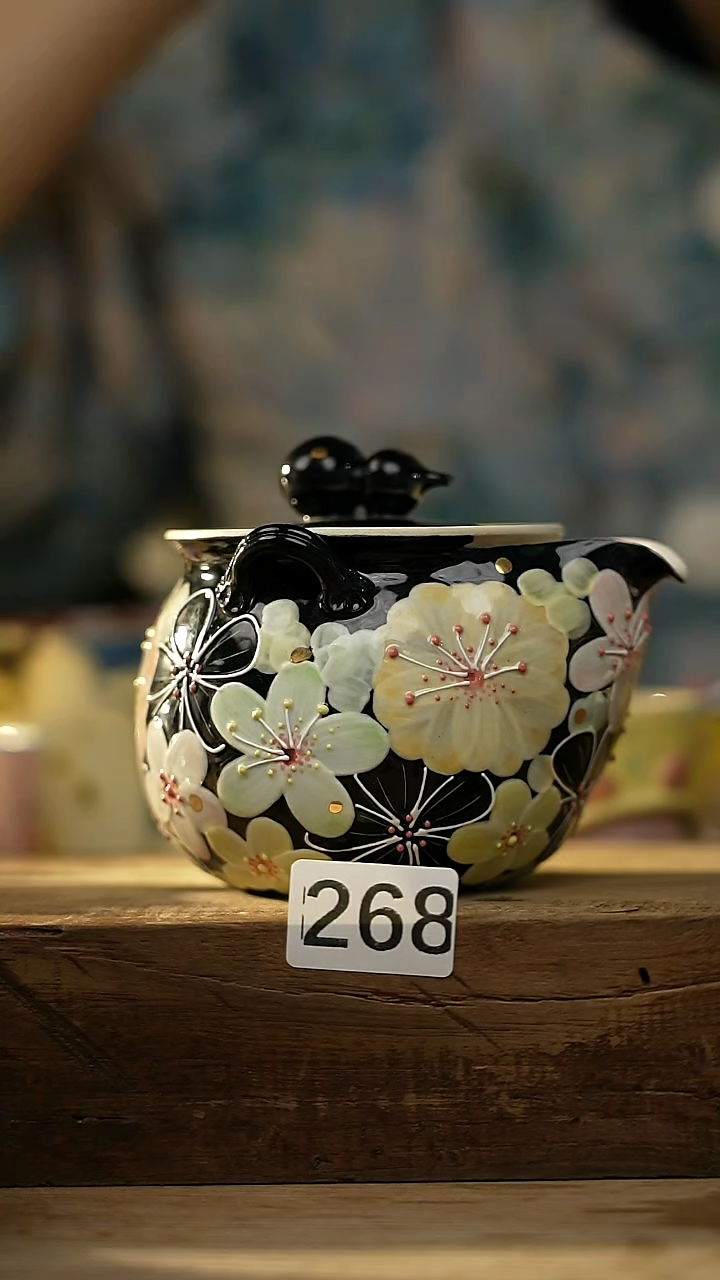 【闪购商品】瓷片设计师手作款 / 花满溪系列 宝瓶