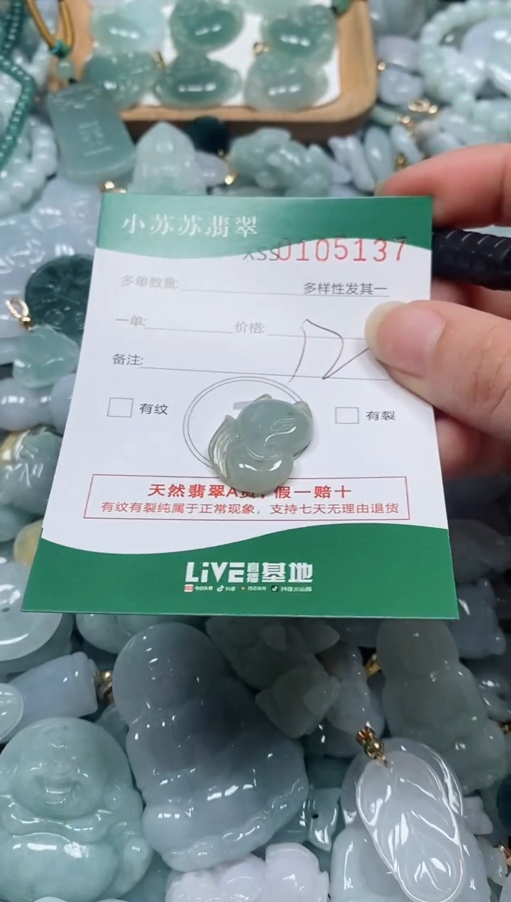 【闪购商品】翡翠颈饰未镶嵌闪购商品0105137