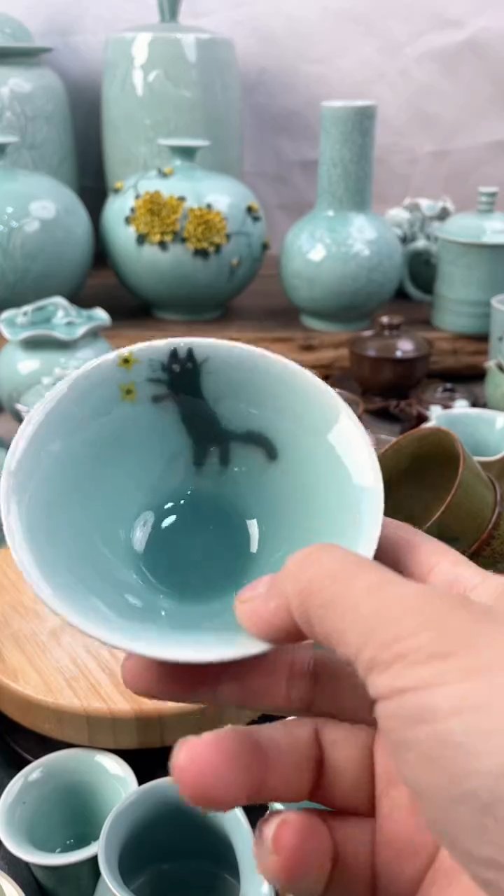 【闪购商品】特价 微瑕 慧仙青瓷