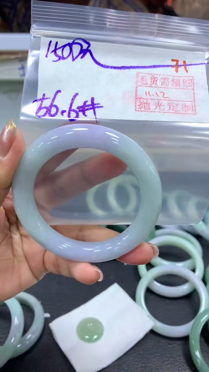 未镶嵌定制翡翠毛货需精细抛光+拍一发一+71